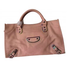 Balenciaga Classic Metallic Edge Iridescent City Bag Pink
