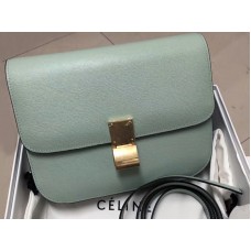 Celine Medium Classic Bag In Box Calfskin Mint Green