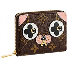 Louis Vuitton Monogram Canvas Zippy Coin Purse An Adorable Dog